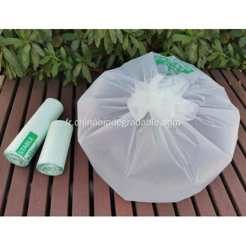 Sachets en plastique pour carbage ménagers compostables certifiés BPI